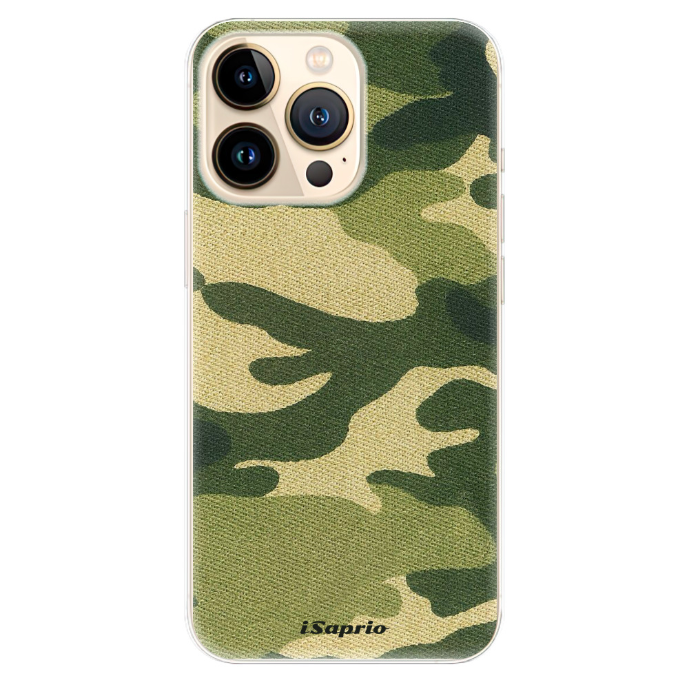 Odolné silikonové pouzdro iSaprio - Green Camuflage 01 - iPhone 13 Pro