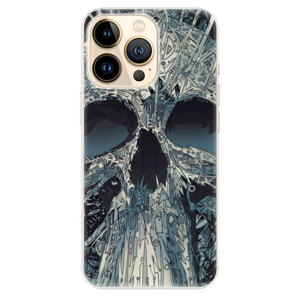 Odolné silikonové pouzdro iSaprio - Abstract Skull - iPhone 13 Pro
