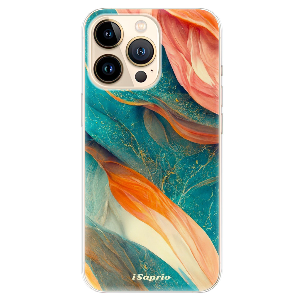 Odolné silikonové pouzdro iSaprio - Abstract Marble - iPhone 13 Pro Max