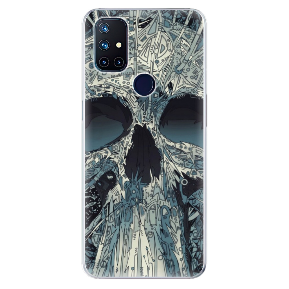 Odolné silikonové pouzdro iSaprio - Abstract Skull na mobil OnePlus Nord N10 5G (Odolný silikonový kryt, obal, pouzdro iSaprio - Abstract Skull na mobilní telefon OnePlus Nord N10 5G)