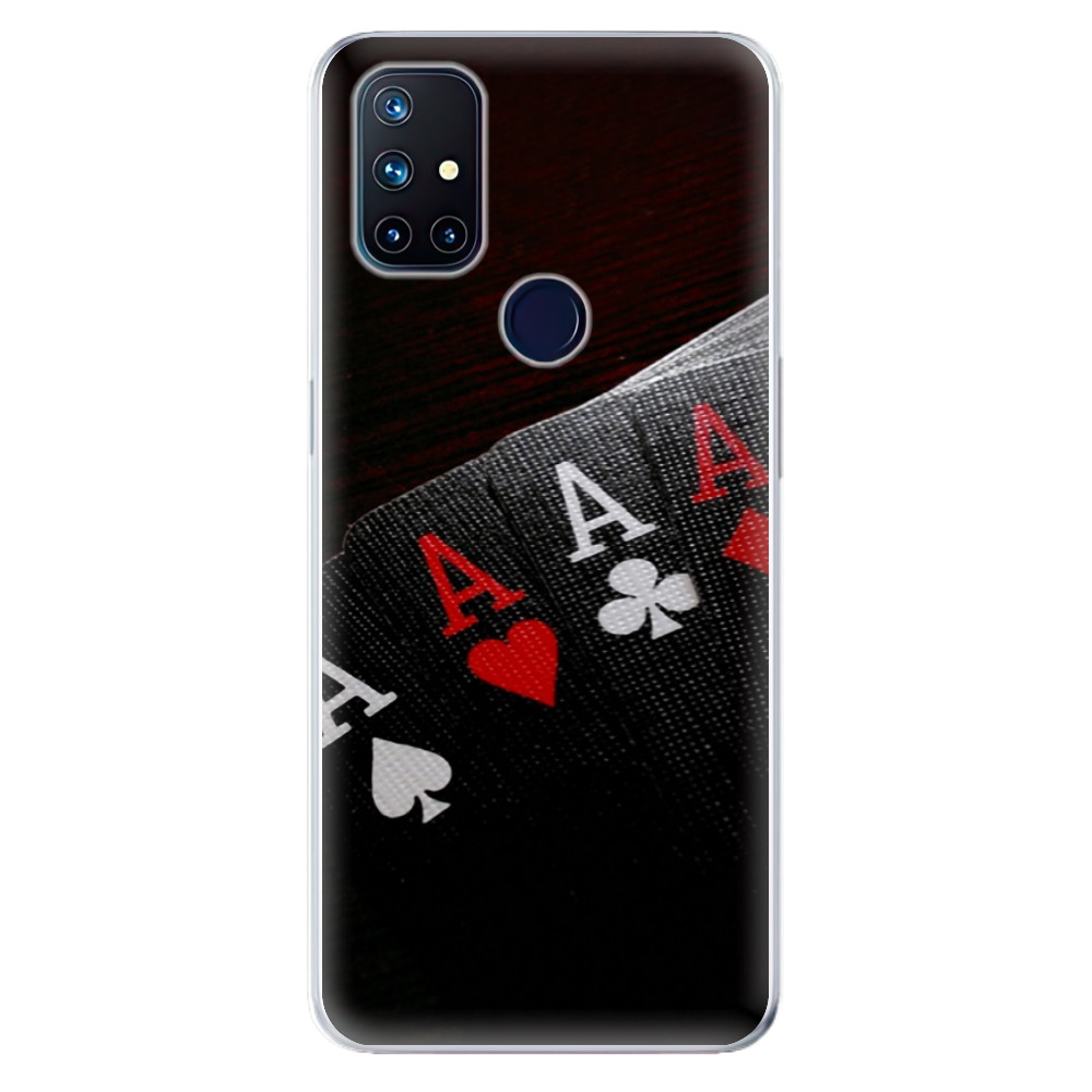 Odolné silikonové pouzdro iSaprio - Poker na mobil OnePlus Nord N10 5G (Odolný silikonový kryt, obal, pouzdro iSaprio - Poker na mobilní telefon OnePlus Nord N10 5G)