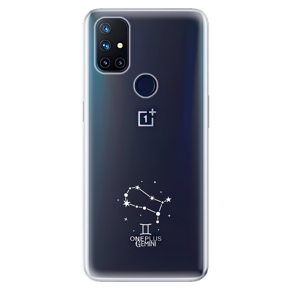 Odolné silikonové pouzdro iSaprio - čiré - Blíženci - OnePlus Nord N10 5G