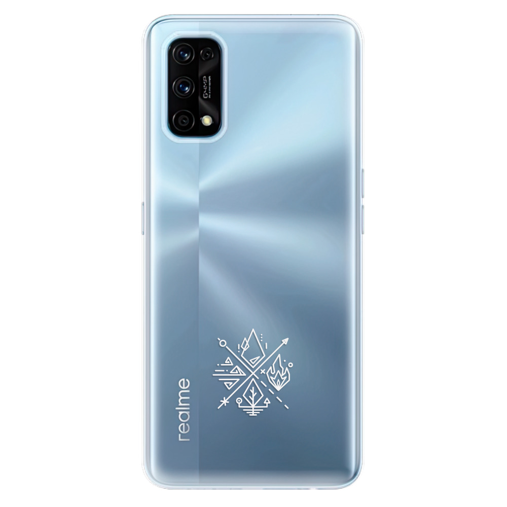 Odolné silikonové pouzdro iSaprio - čiré - Elements - Realme 7 Pro