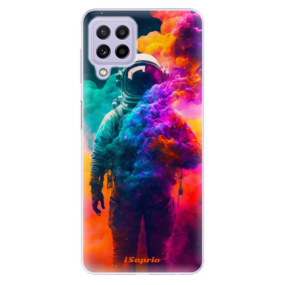 Odolné silikonové pouzdro iSaprio - Astronaut in Colors - Samsung Galaxy A22