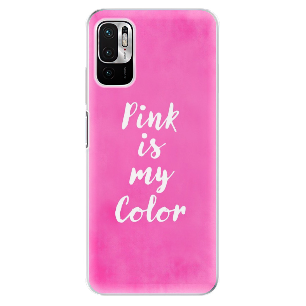 Odolné silikonové pouzdro iSaprio - Pink is my color na mobil Xiaomi Redmi Note 10 5G / Xiaomi Poco M3 Pro 5G (Odolný silikonový kryt, obal, pouzdro iSaprio - Pink is my color na mobilní telefon Xiaomi Redmi Note 10 5G / Xiaomi Poco M3 Pro 5G)