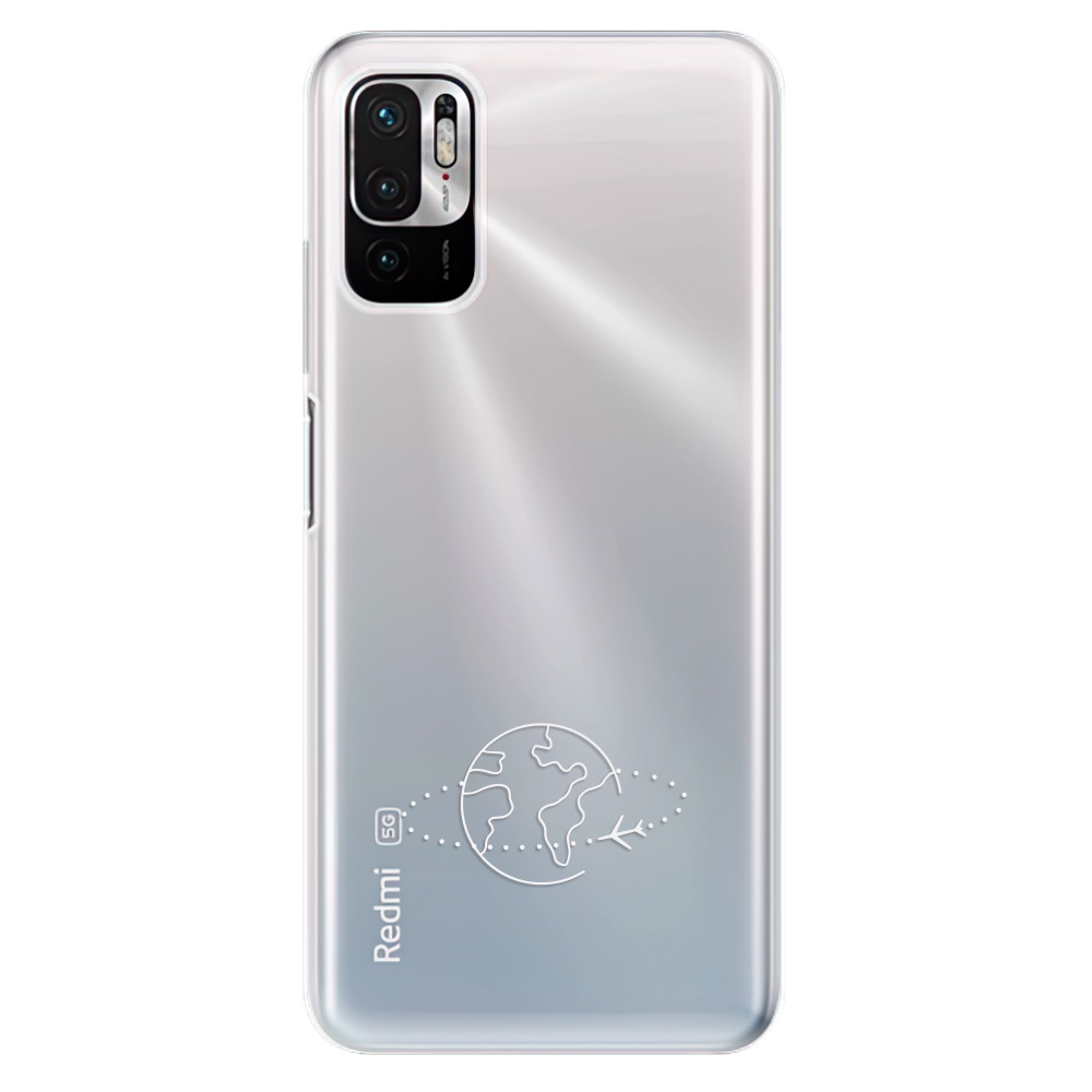 Odolné silikonové pouzdro iSaprio - čiré - Travel - Xiaomi Redmi Note 10 5G