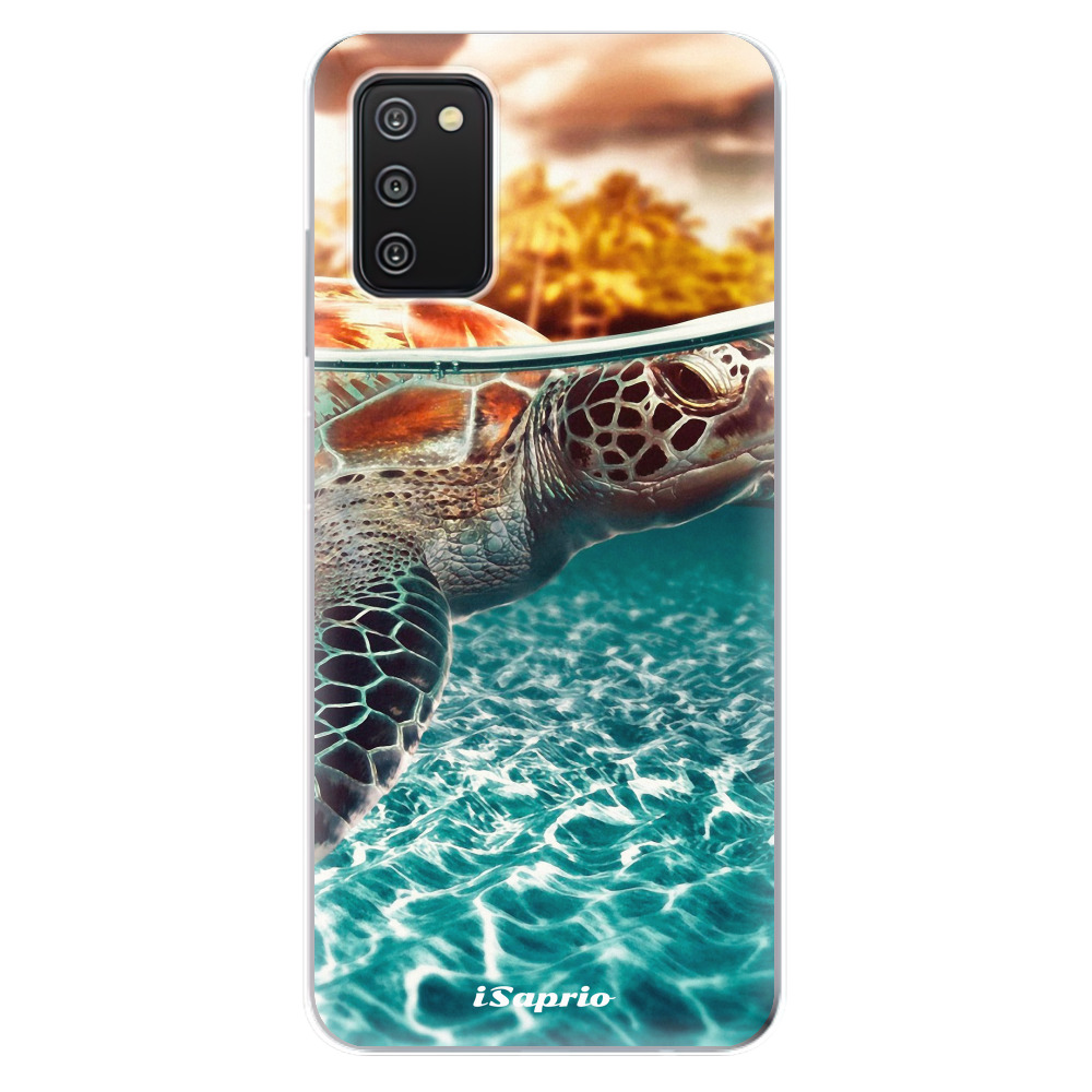 Odolné silikonové pouzdro iSaprio - Turtle 01 - Samsung Galaxy A03s