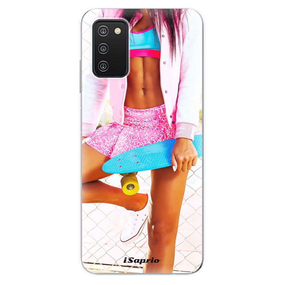 Odolné silikonové pouzdro iSaprio - Skate girl 01 - Samsung Galaxy A03s