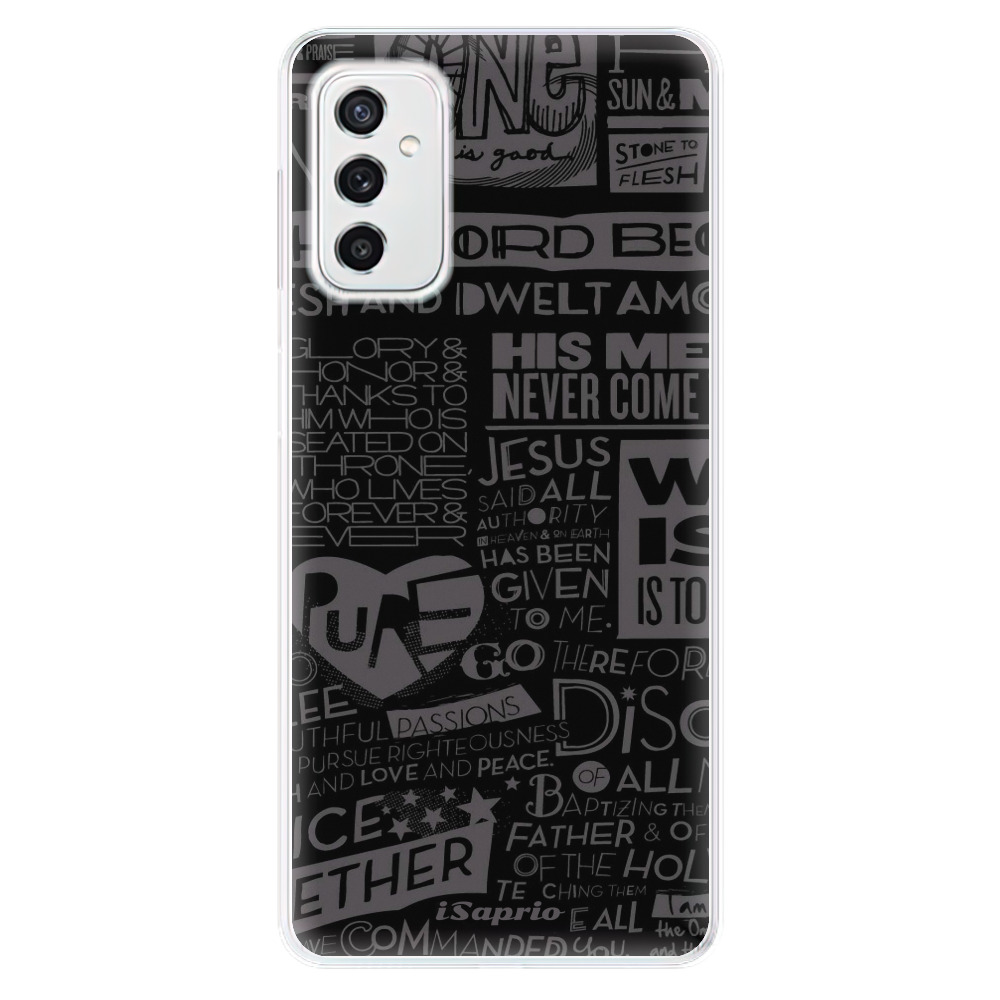 Odolné silikonové pouzdro iSaprio - Text 01 - Samsung Galaxy M52 5G