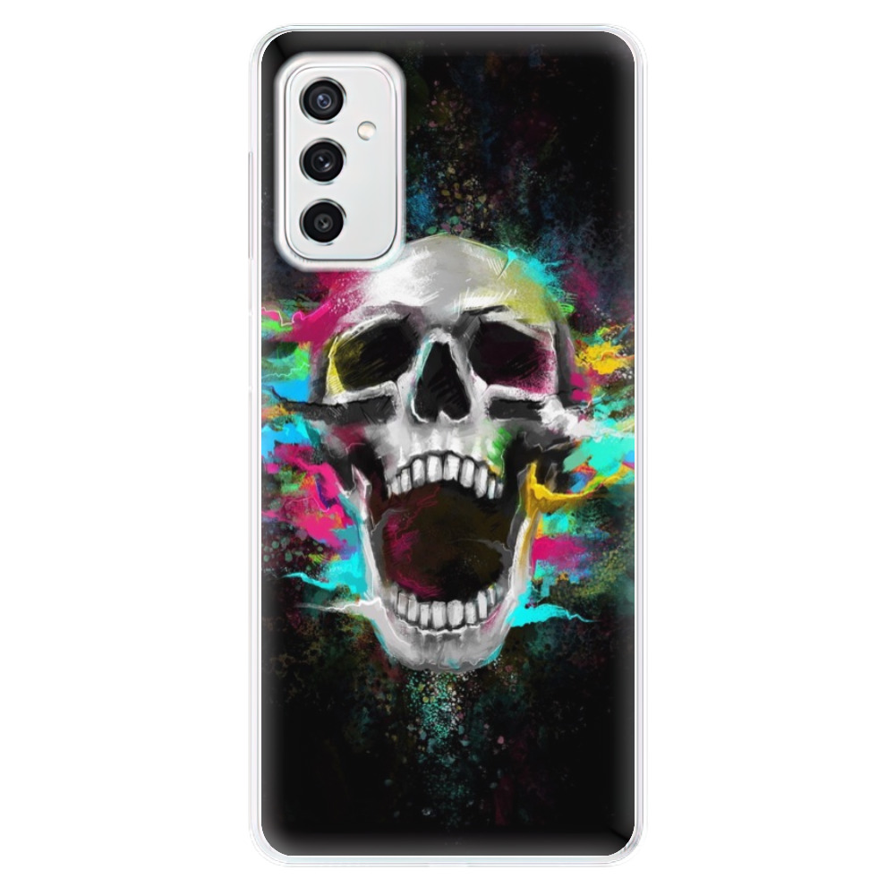 Silikonové odolné pouzdro iSaprio - Skull in Colors na mobil Samsung Galaxy M52 5G (Silikonový odolný kryt, obal, pouzdro iSaprio - Skull in Colors na mobilní telefon Samsung Galaxy M52 5G)