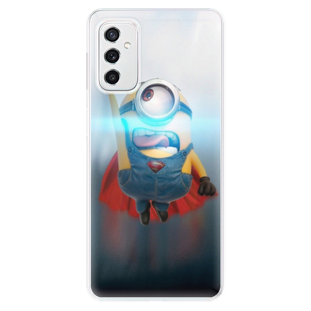 Silikonové odolné pouzdro iSaprio - Mimons Superman 02 na mobil Samsung Galaxy M52 5G (Silikonový odolný kryt, obal, pouzdro iSaprio - Mimons Superman 02 na mobilní telefon Samsung Galaxy M52 5G)