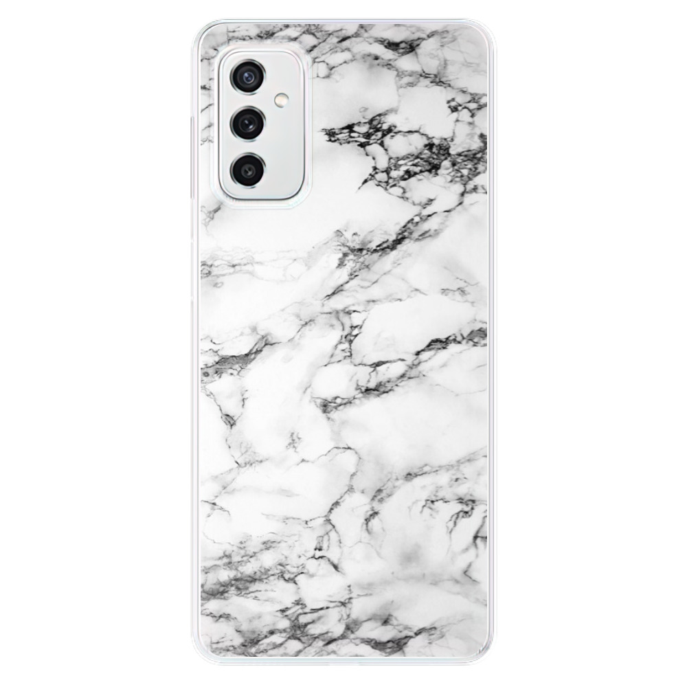 Silikonové odolné pouzdro iSaprio - White Marble 01 na mobil Samsung Galaxy M52 5G (Silikonový odolný kryt, obal, pouzdro iSaprio - White Marble 01 na mobilní telefon Samsung Galaxy M52 5G)
