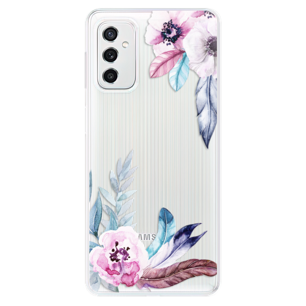 Silikonové odolné pouzdro iSaprio - Flower Pattern 04 na mobil Samsung Galaxy M52 5G (Silikonový odolný kryt, obal, pouzdro iSaprio - Flower Pattern 04 na mobilní telefon Samsung Galaxy M52 5G)