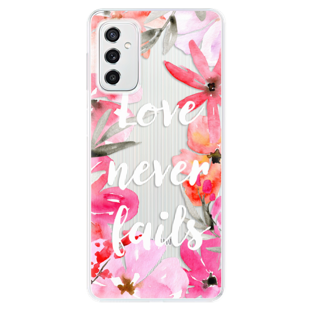 Odolné silikonové pouzdro iSaprio - Love Never Fails - Samsung Galaxy M52 5G