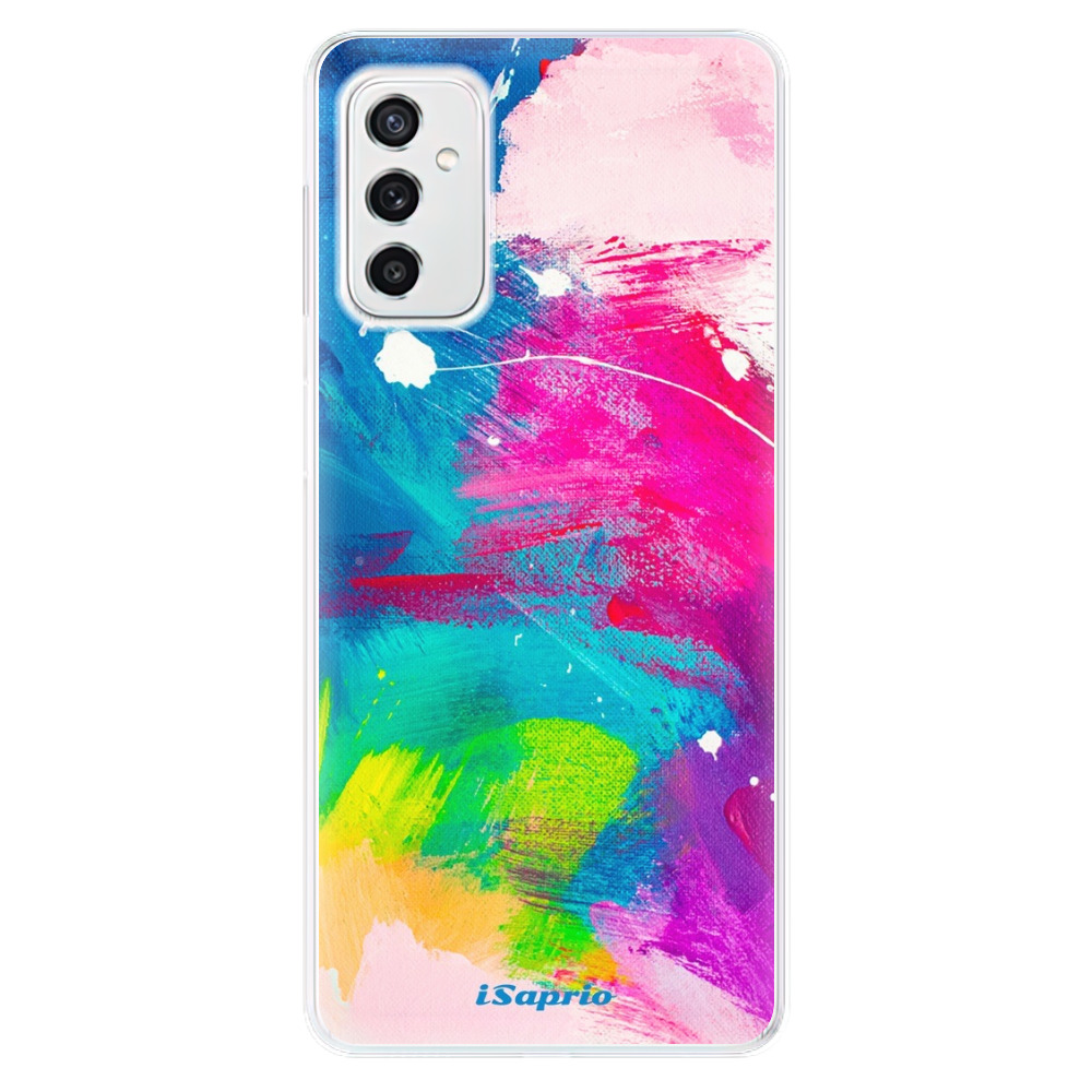Odolné silikonové pouzdro iSaprio - Abstract Paint 03 - Samsung Galaxy M52 5G