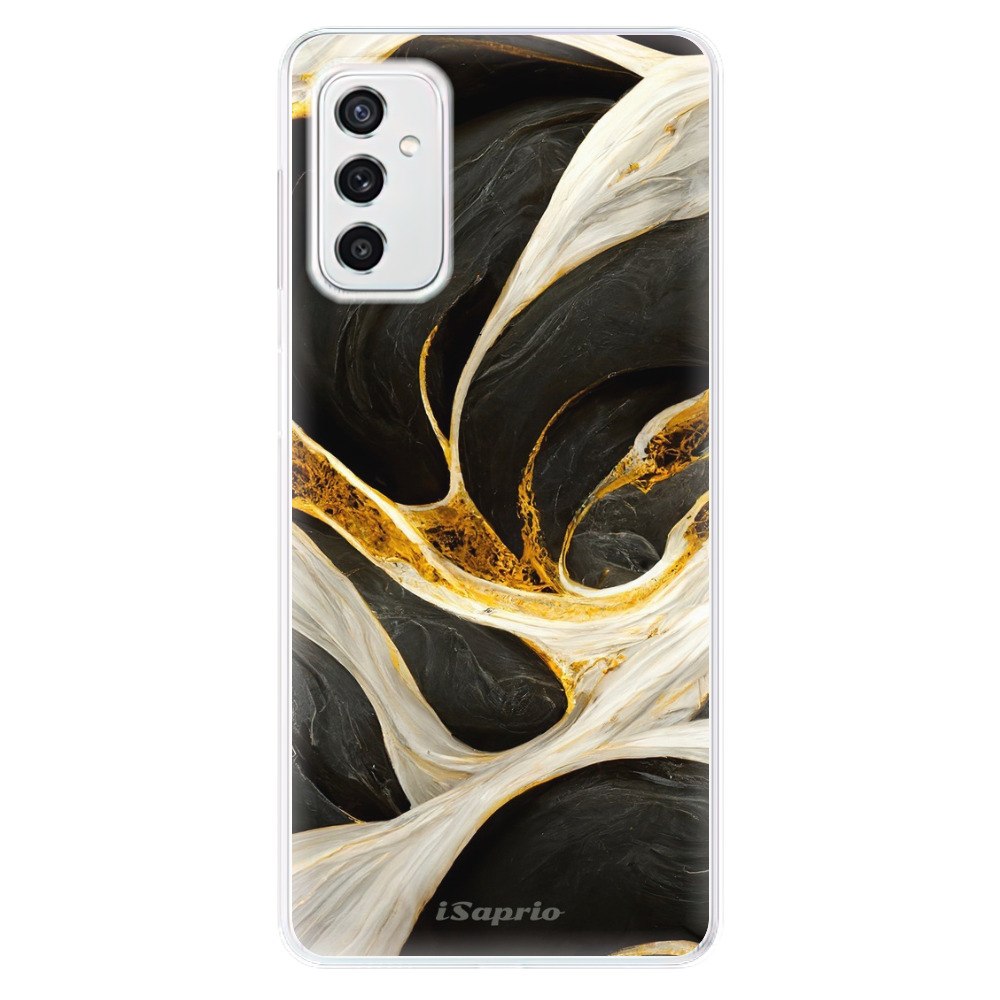 Odolné silikonové pouzdro iSaprio - Black and Gold - Samsung Galaxy M52 5G