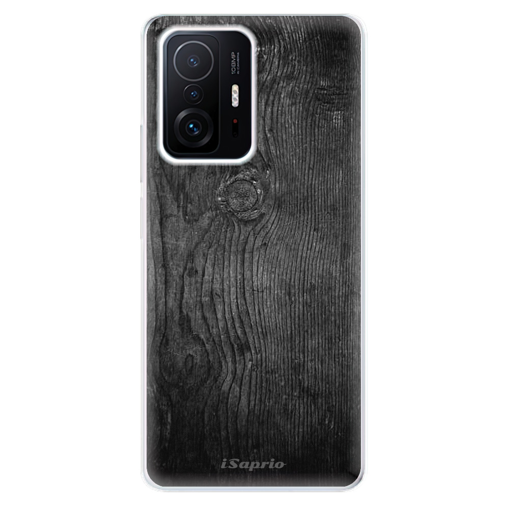 Odolné silikonové pouzdro iSaprio - Black Wood 13 - Xiaomi 11T / 11T Pro