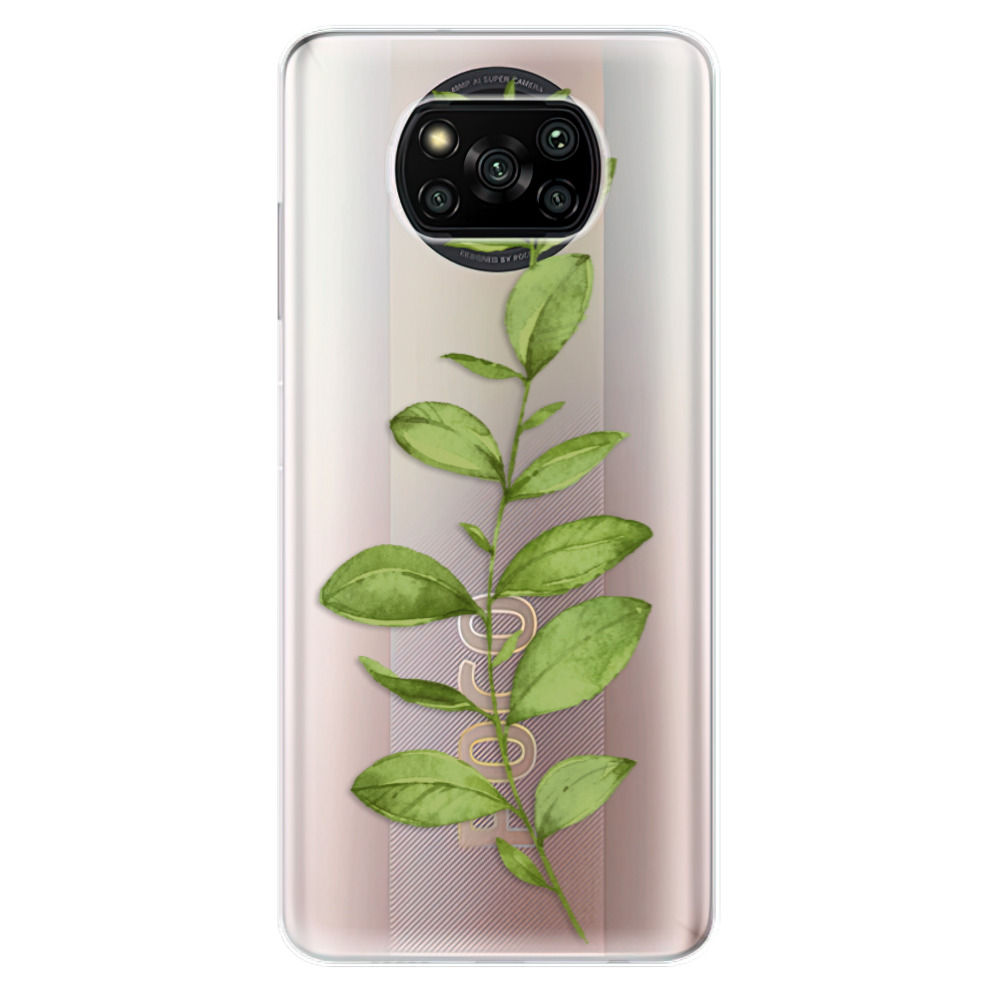 Odolné silikonové pouzdro iSaprio - Green Plant 01 - Xiaomi Poco X3 Pro / X3 NFC