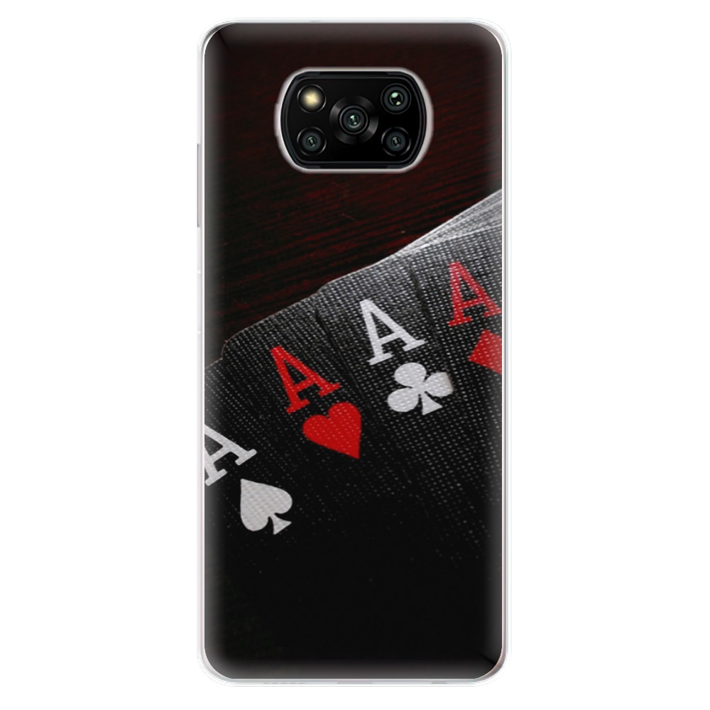 Silikonové odolné pouzdro iSaprio - Poker na mobil Xiaomi Poco X3 Pro / Xiaomi Poco X3 NFC (Silikonový odolný kryt, obal, pouzdro iSaprio - Poker na mobilní telefon Xiaomi Poco X3 Pro / Xiaomi Poco X3 NFC)