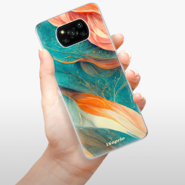 Odolné silikonové pouzdro iSaprio - Abstract Marble - Xiaomi Poco X3 Pro / X3 NFC