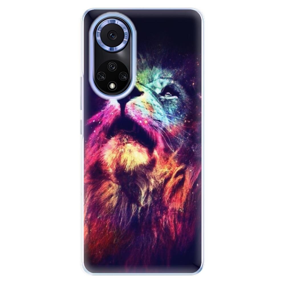 Odolné silikonové pouzdro iSaprio - Lion in Colors - Huawei Nova 9