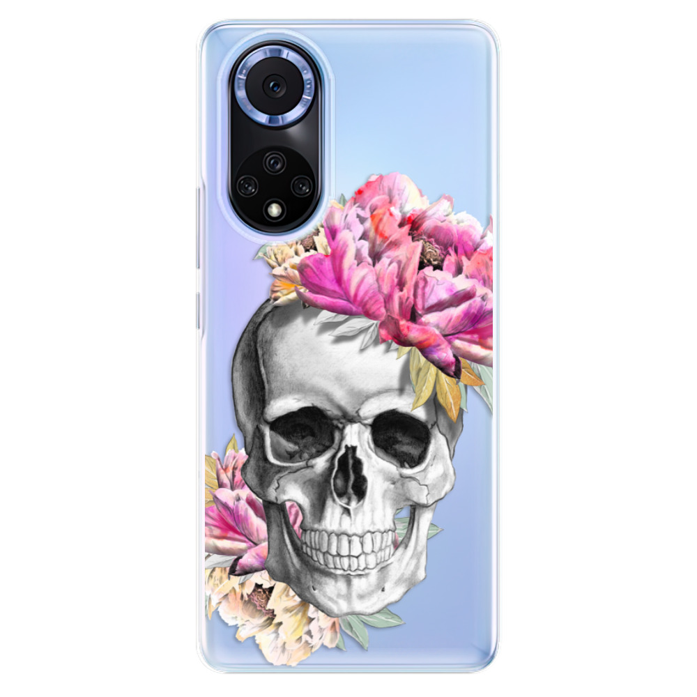 Odolné silikonové pouzdro iSaprio - Pretty Skull - Huawei Nova 9