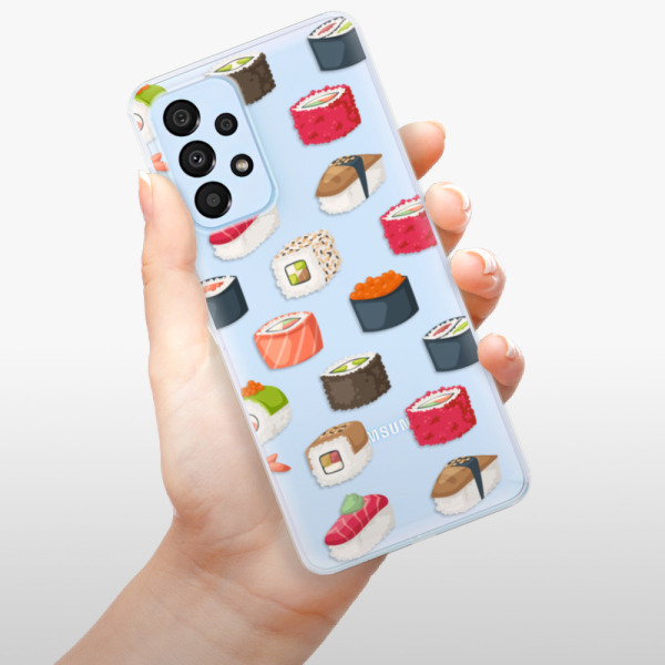 Odolné silikonové pouzdro iSaprio - Sushi Pattern - Samsung Galaxy A33 5G