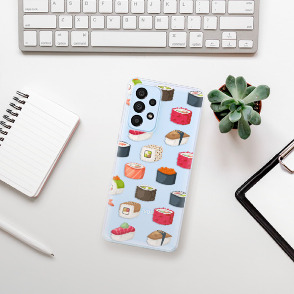 Odolné silikonové pouzdro iSaprio - Sushi Pattern - Samsung Galaxy A33 5G