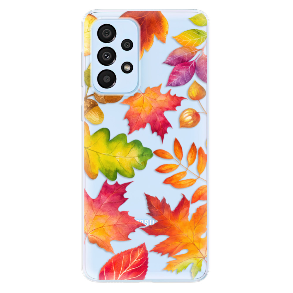 Odolné silikonové pouzdro iSaprio - Autumn Leaves 01 - Samsung Galaxy A33 5G