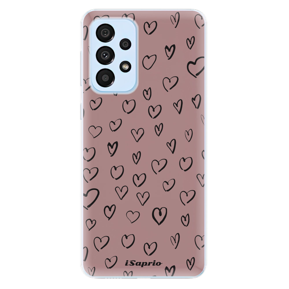 Odolné silikonové pouzdro iSaprio - Heart Dark - Samsung Galaxy A33 5G