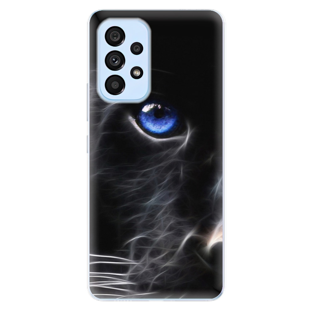 Odolné silikonové pouzdro iSaprio - Black Puma - Samsung Galaxy A53 5G