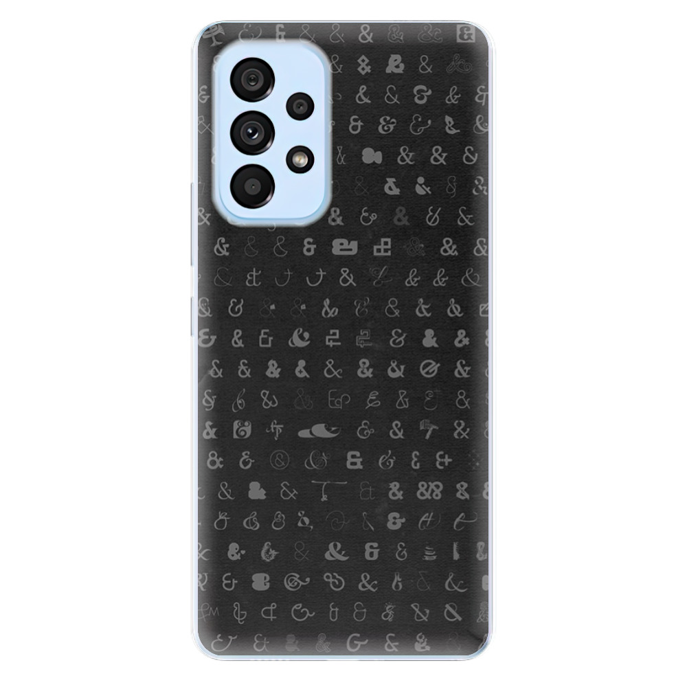 Odolné silikonové pouzdro iSaprio - Ampersand 01 - Samsung Galaxy A73 5G