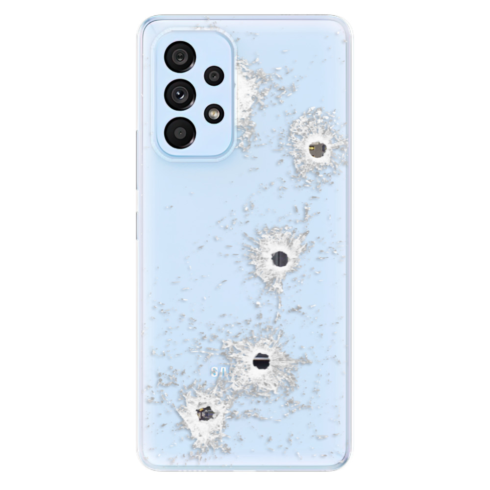 Odolné silikonové pouzdro iSaprio - Gunshots - Samsung Galaxy A73 5G