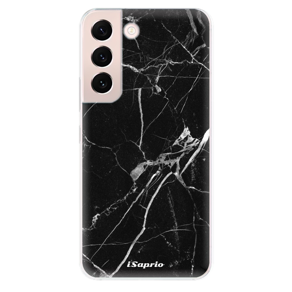 Odolné silikonové pouzdro iSaprio - Black Marble 18 - Samsung Galaxy S22 5G