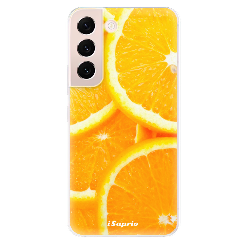 Odolné silikonové pouzdro iSaprio - Orange 10 - Samsung Galaxy S22 5G