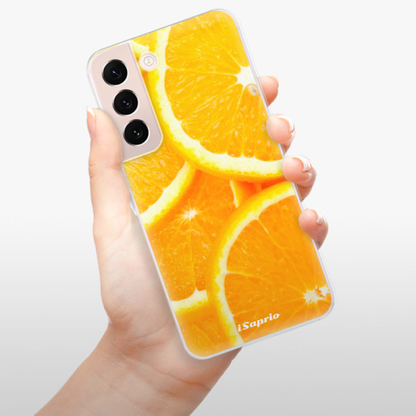 Odolné silikonové pouzdro iSaprio - Orange 10 - Samsung Galaxy S22 5G