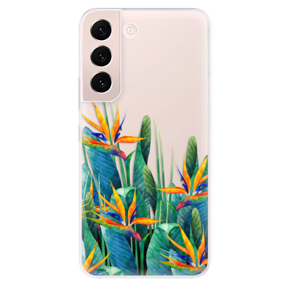 Odolné silikonové pouzdro iSaprio - Exotic Flowers - Samsung Galaxy S22 5G