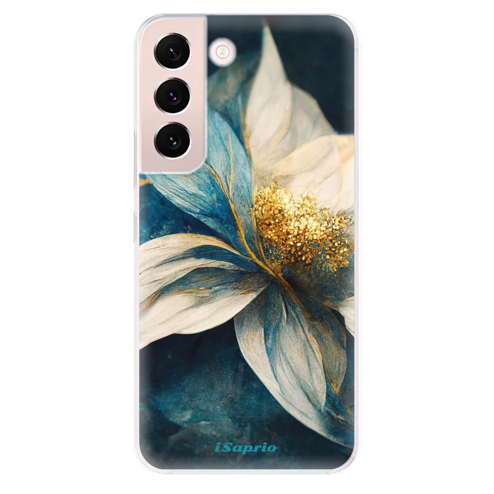 Odolné silikonové pouzdro iSaprio - Blue Petals - Samsung Galaxy S22 5G