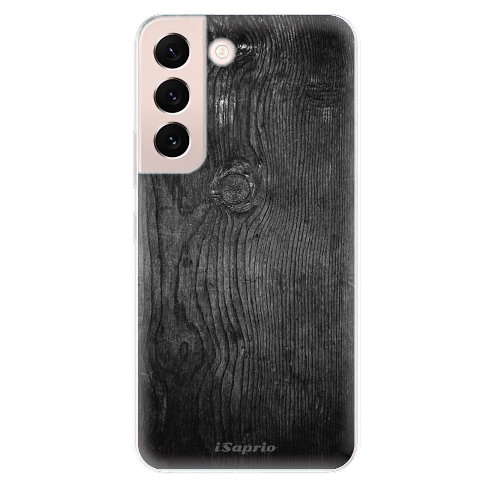 Odolné silikonové pouzdro iSaprio - Black Wood 13 - Samsung Galaxy S22+ 5G