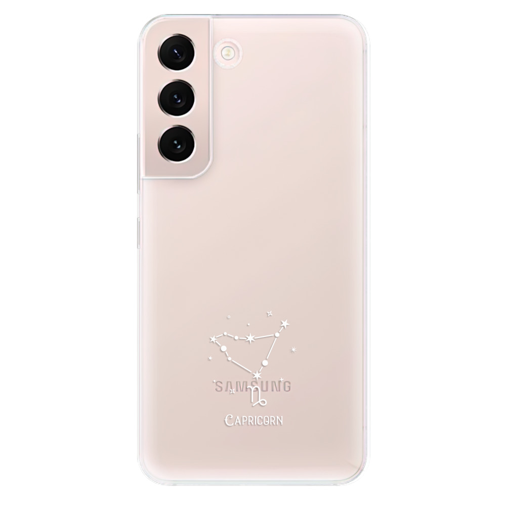 Odolné silikonové pouzdro iSaprio - čiré - Kozoroh - Samsung Galaxy S22+ 5G