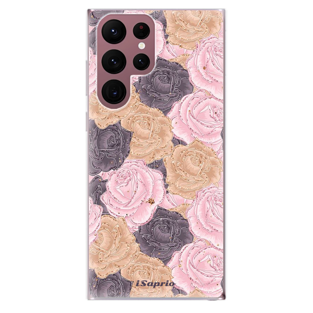 Odolné silikonové pouzdro iSaprio - Roses 03 - Samsung Galaxy S22 Ultra 5G