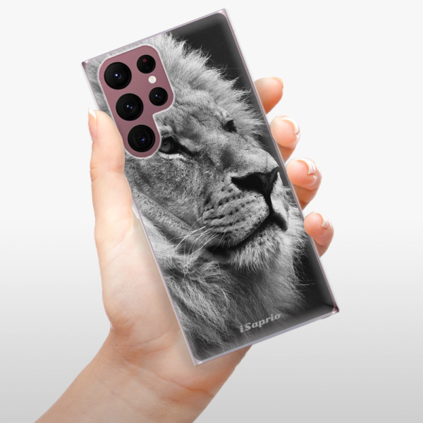 Odolné silikonové pouzdro iSaprio - Lion 10 - Samsung Galaxy S22 Ultra 5G