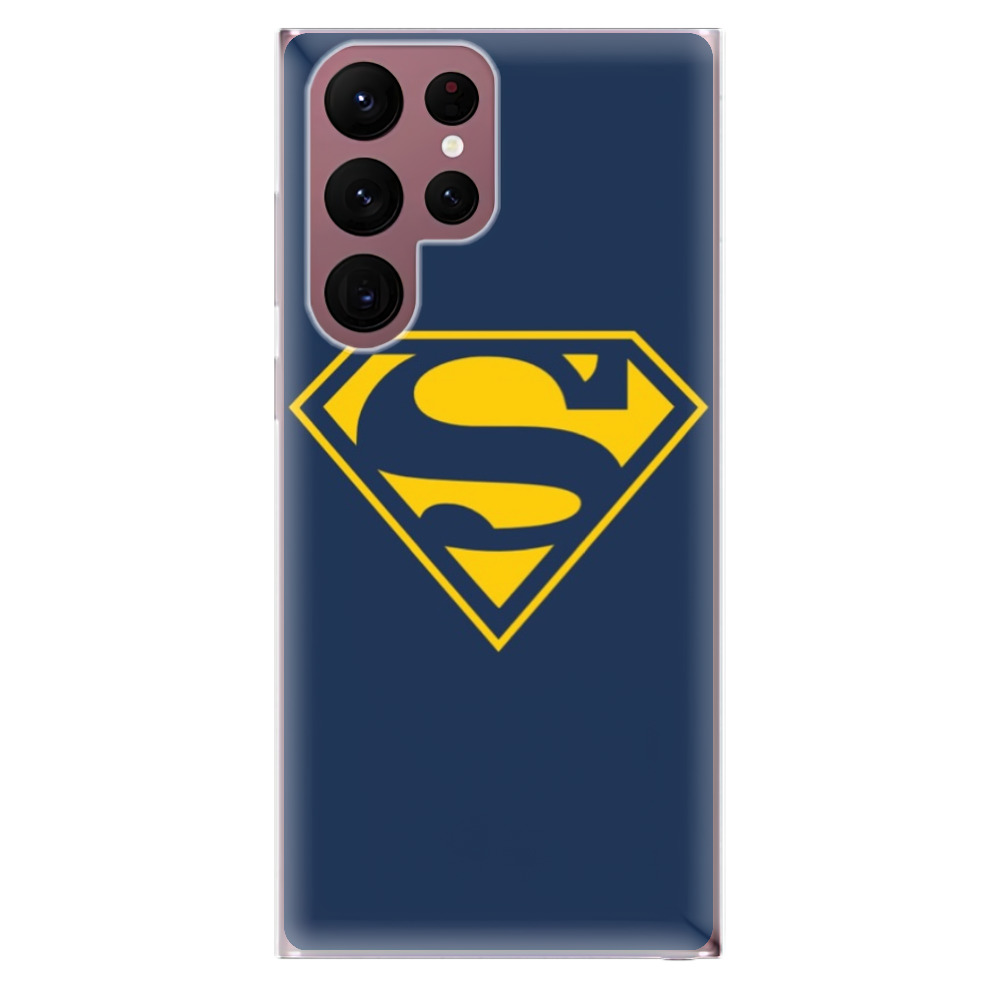 Odolné silikonové pouzdro iSaprio - Superman 03 - Samsung Galaxy S22 Ultra 5G