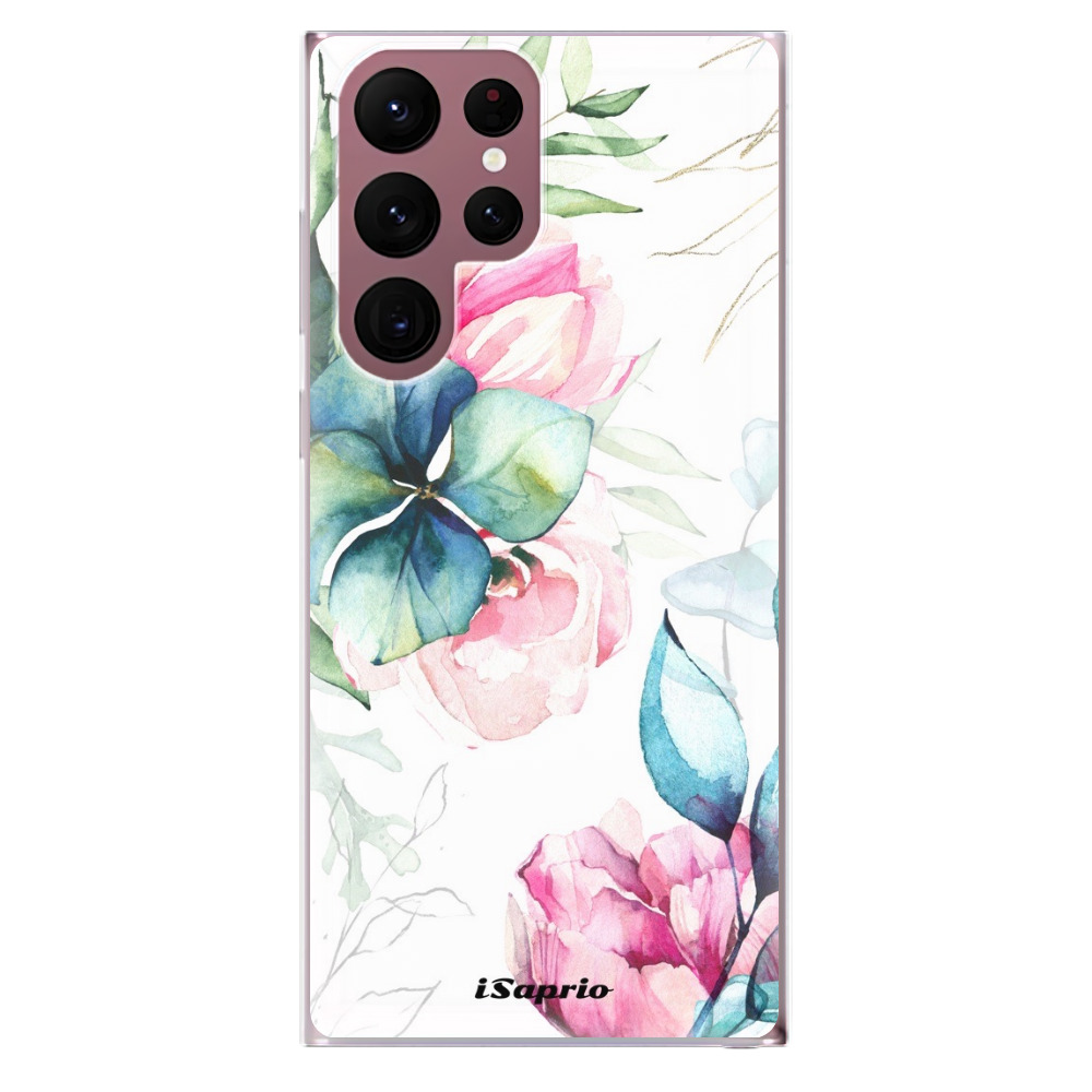 Odolné silikonové pouzdro iSaprio - Flower Art 01 - Samsung Galaxy S22 Ultra 5G