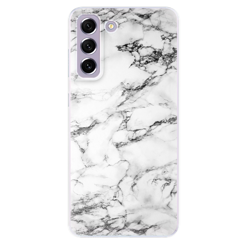 Odolné silikonové pouzdro iSaprio - White Marble 01 - Samsung Galaxy S21 FE 5G