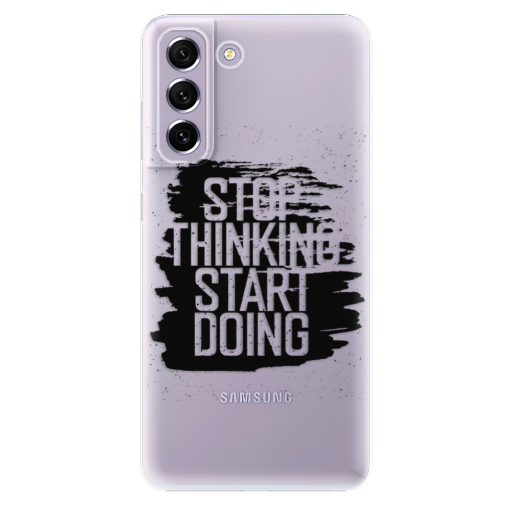 Odolné silikonové pouzdro iSaprio - Start Doing - black - Samsung Galaxy S21 FE 5G