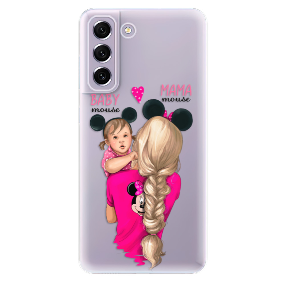 Odolné silikonové pouzdro iSaprio - Mama Mouse Blond and Girl - Samsung Galaxy S21 FE 5G