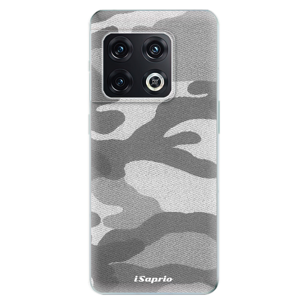 Odolné silikonové pouzdro iSaprio - Gray Camuflage 02 - OnePlus 10 Pro