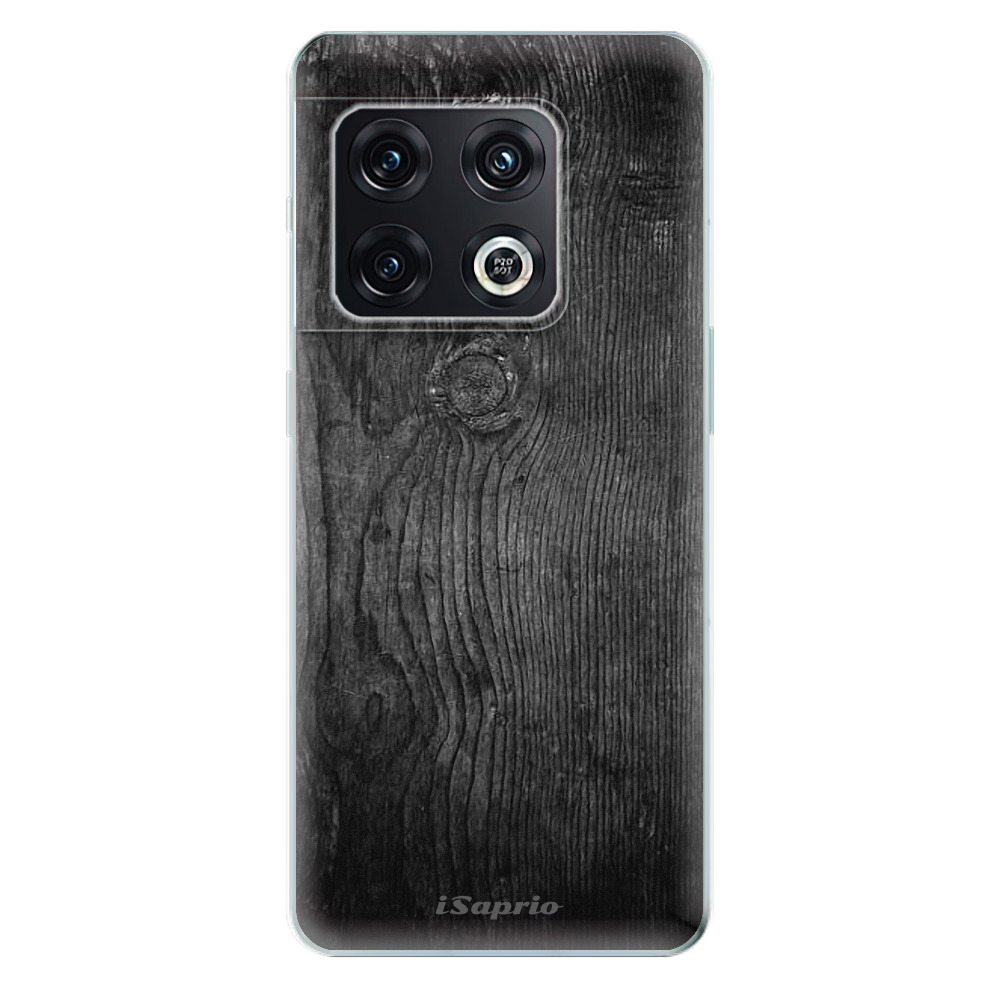 Odolné silikonové pouzdro iSaprio - Black Wood 13 - OnePlus 10 Pro