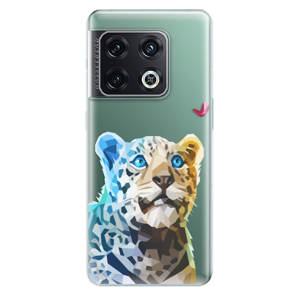 Odolné silikonové pouzdro iSaprio - Leopard With Butterfly - OnePlus 10 Pro